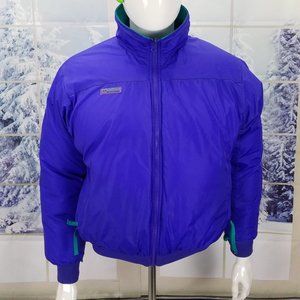 COLUMBIA Ski Jacket High Visibility Reversible Sz Medium